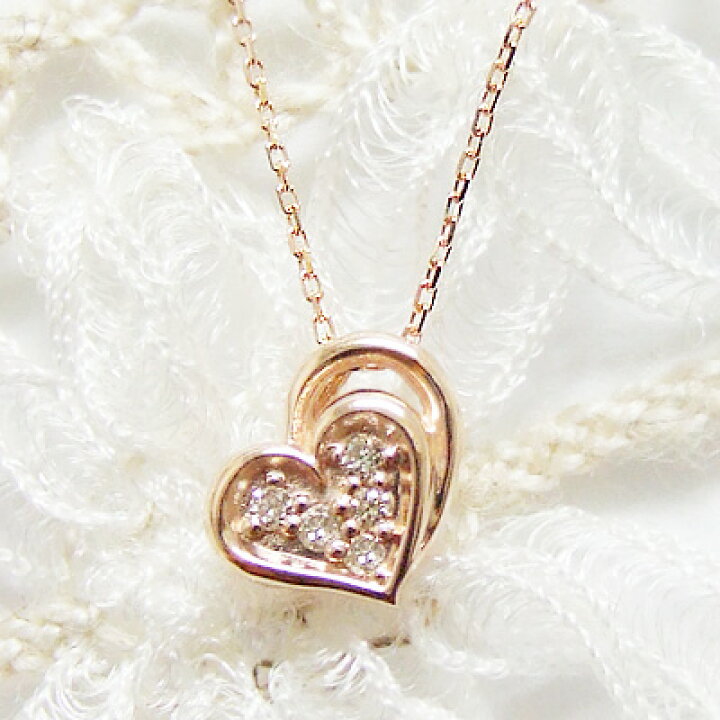 楽天市場】 -Love Heart- ダブルハートにダイヤモンドを敷き詰めて。 0 