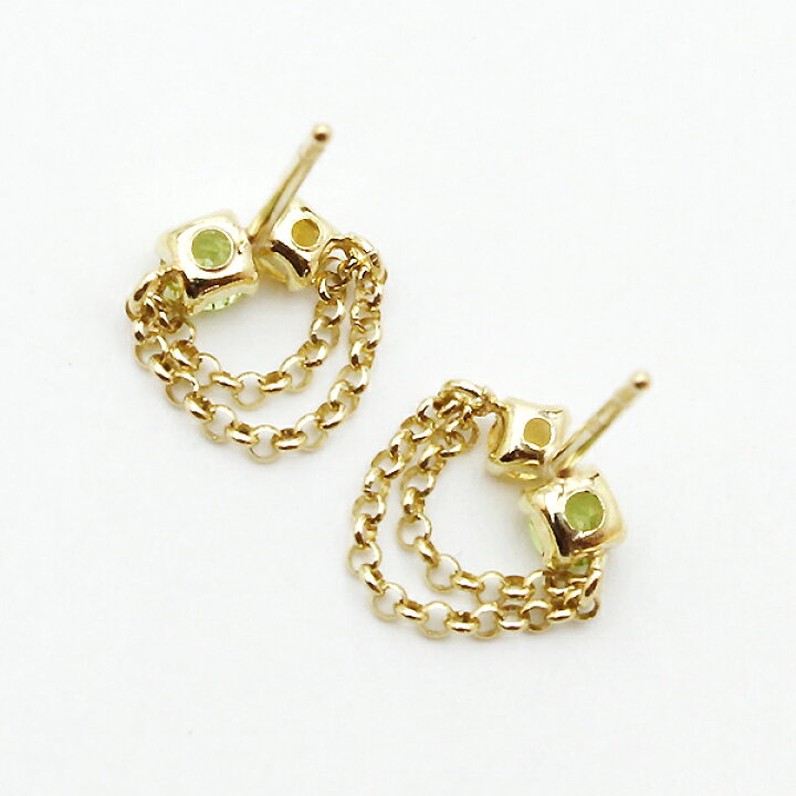 ピアス 10k ペリドット ペリドットとシトリンのチェーンデザイン K10イエローゴールド8月 誕生石 シンプル プレゼント10金 10K YG 送料無料 彼女 女性 天然石 ネコポス 11時のTeatime おしゃれ プレゼント 女性 誕生日 20代 30代 40代 50代 母 |