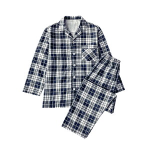 【クーポンで2点購入と30%OFF 10/31まで】パジャマ 上下セット ダブルガーゼ ガーゼパジャマ メンズ 男 綿100% 長袖 秋 春 冬 前開き パジャマ 寝巻き ルームウェア お揃い コットン 二重ガーゼ 2