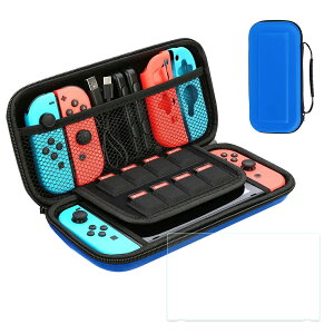 Nintendo Switch �L�������O�P�[�X switch �L�@EL���f�� OLED �t���ی� �V�[�g�t�� �n�[�h�P�[�X ���[�o�b�O �Q�[���J�[�h���[ �ő�10�����[ �j���e���h�[ �X�E�B�b�` �P�[�X ��e�� �t���ی�t�B��