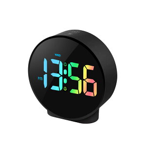 LEDデジタル時計 置き時計 アラーム 卓上時計 多機能時計 目覚まし時計 デジタル数字 大音量 明るさ調整 2組アラーム ダブルアラーム 寝坊防止 カチカチ音がしない 睡眠を邪魔しません シン