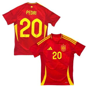 アディダス ジュニア サッカー スペイン代表 24 ユニフォーム #20 ペドリ KOW92PEDRI( サッカー フットサル スペイン グッズ サッカースペイン プレゼント スペインユニフォーム 2024年 ジュニア