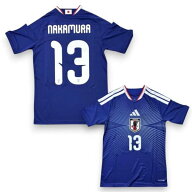 【キッズ】 アディダス サッカー日本代表 2026 ホーム レプリカ ユニフォーム #13 中村 敬斗