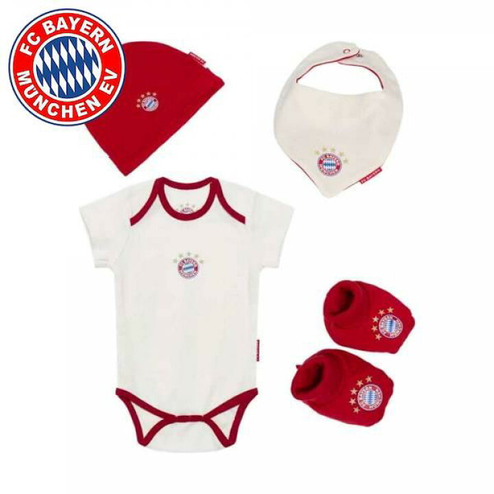 楽天市場 バイエルン ミュンヘン ベビーギフトボックス 4点セット Bayern サッカー バイエルン グッズ サッカーバイエルン バイエルングッズ ファングッズ ベビー用品 赤ちゃん イレブンストア 楽天市場店