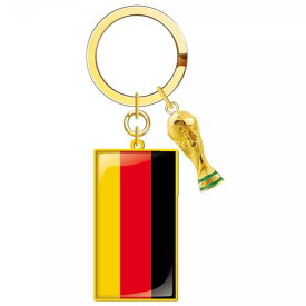 FIFA ワールドカップ カタール 2022 公式 トロフィー付きキーホルダー ドイツ F22KC0032DEU( サッカー ワールドカップ ドイツ代表 応援 グッズ Wカップグッズ カタール大会 トロフィー キーホルダー アクセサリー ワールドカップカタール ワールドカップグッズ )
