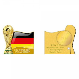 FIFA ワールドカップ カタール 2022 公式 トロフィー ピンバッジ ドイツ F22PN0035DEU( サッカー ワールドカップ オフィシャル ドイツ代表 グッズ Wカップグッズ カタール大会 ピンバッジ ワールドカップカタール ワールドカップグッズ )