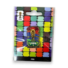 FIFA ワールドカップ 2026 開催国エンブレム ピンバッジ F26PN0010( サッカー オフィシャル Wカップグッズ ワールドカップグッズ )