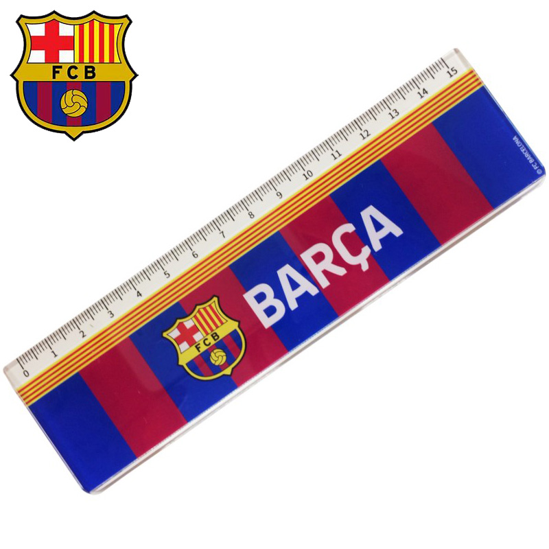 FCバルセロナ 定規 BCN34170<br>( サッカー フットサル クラブチーム グッズ 海外クラブチーム バルセロナグッズ サッカーバルセロナ 文具