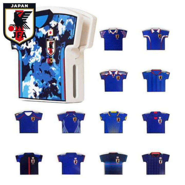 楽天市場 Jfa サッカー日本代表 歴代ユニフォーム クリップマグネット 13個セット Jfacm000a サッカー フットサル 日本代表 グッズ ユニフォーム イレブンストア 楽天市場店