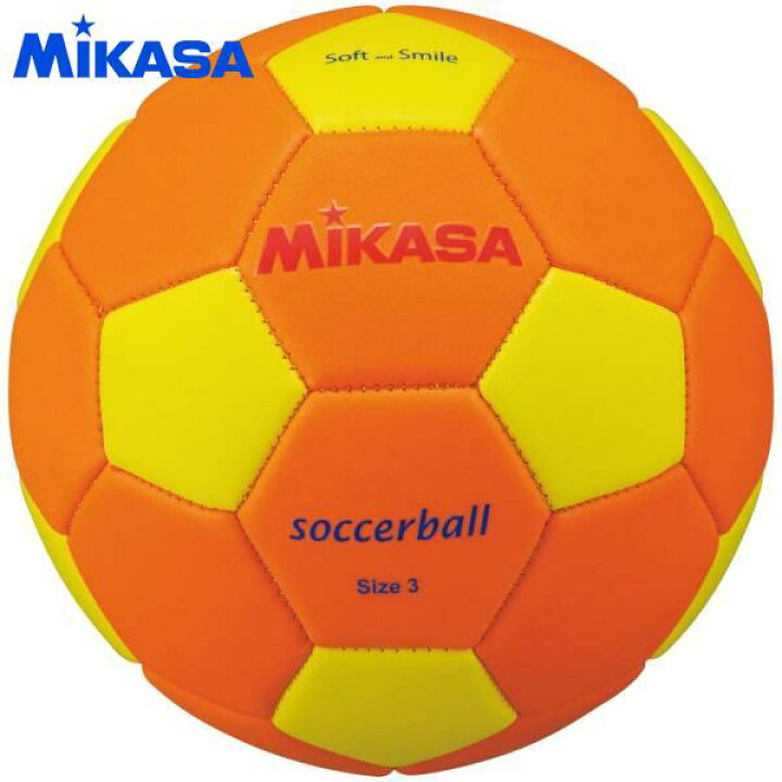 楽天市場 ミカサ スマイルサッカーボール3号 オレンジ イエロー Stpef3oy イレブンストア 楽天市場店
