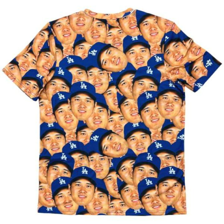 楽天市場】大谷翔平 顔だらけ Tシャツ メジャーリーグ ドジャース 