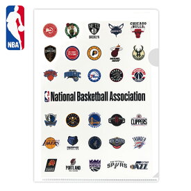 NBA クリアファイル(2枚セット) ALL NBA33604( バスケ バスケット 文房具 グッズ ロゴマン エヌビーエー NBAロゴ バスケットチーム )