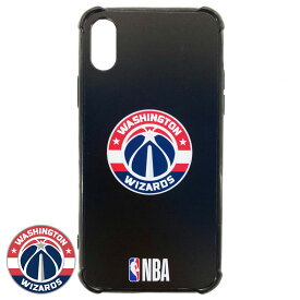 ワシントン・ウィザーズ iPhoneX/XS ハードケース ブラック NBA33645( バスケットボール グッズ スマホケース NBA ワシントンウィザーズ Washington Wizards )