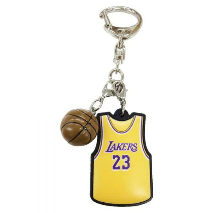 楽天市場】NBA ロサンゼルス・レイカーズ ラバーキーホルダー #23  