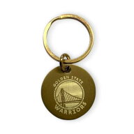 NBA ゴールデンステート・ウォリアーズ 真鍮 ロゴ キーホルダー NBA88120( バスケットボール バスケグッ…