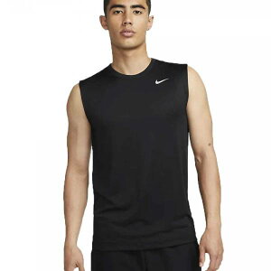 ナイキ Dri-FIT レジェンド スリーブレス Tシャツ DX0992( Nike ノースリーブ Tシャツ メンズ トレーニング アウトドア フィットネス スポーツ ウェア 黒 ブラック 白 ホワイト シャツ 袖なし )