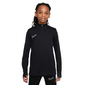 ナイキ ジュニア Dri-FIT ロングスリーブ 1/4ジップ サッカー ドリルトップ HJ3721( NIKE ウェア キッズ スポーツウェア Kids 部活 通学 黒 サッカー )