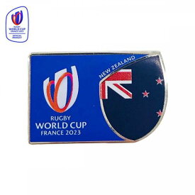 ラグビーワールドカップ2023 フランス ピンバッジ ニュージーランド RWC35727( ラグビー 日本代表 グッズ ファングッズ ラグビーグッズ ワールドカップ 応援 バッジ )