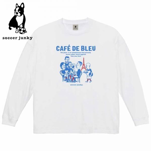 通販サッカージャンキー ビックシルエット ロングTシャツ CAFE DE BLUE SJ22J04