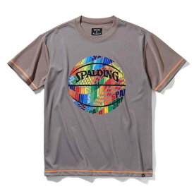 スポルディング Tシャツ オプティカルレインボー SMT211060