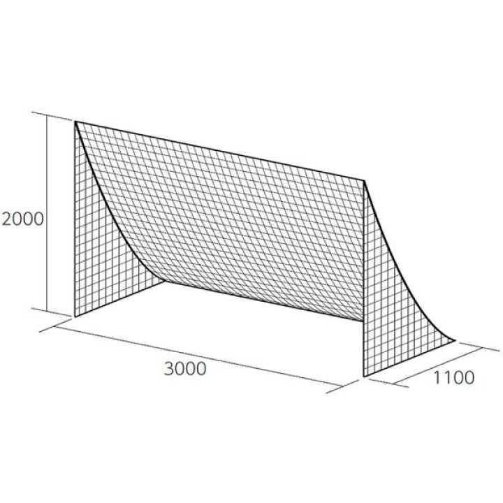 受注生産品 サッカーゴールネット 側面ミニサッカーネット トーエイライト