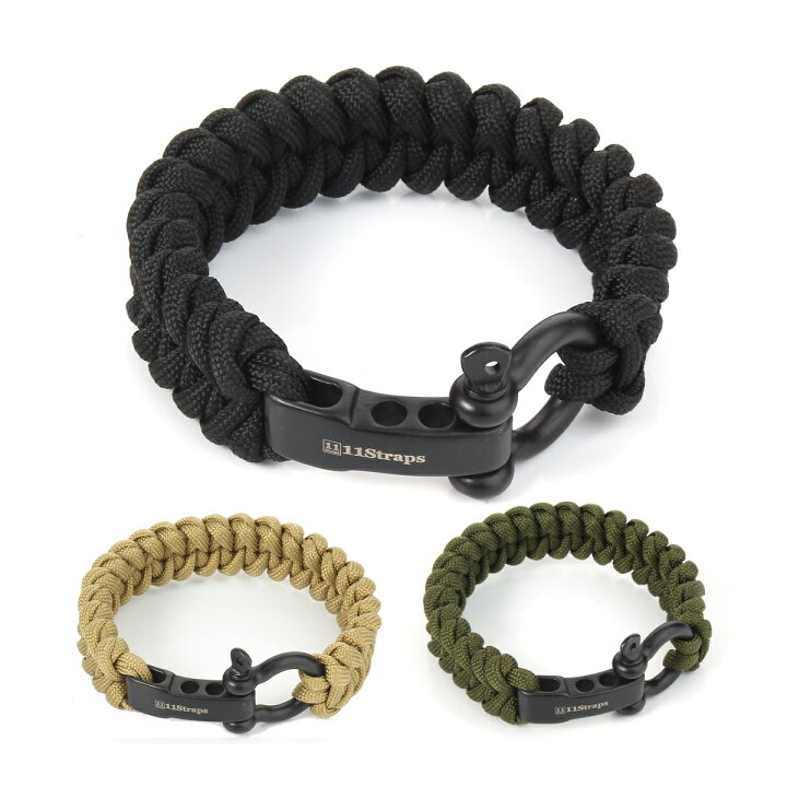 楽天市場】パラコードで編んだサバイバルブレスレット : 11Straps 楽天 