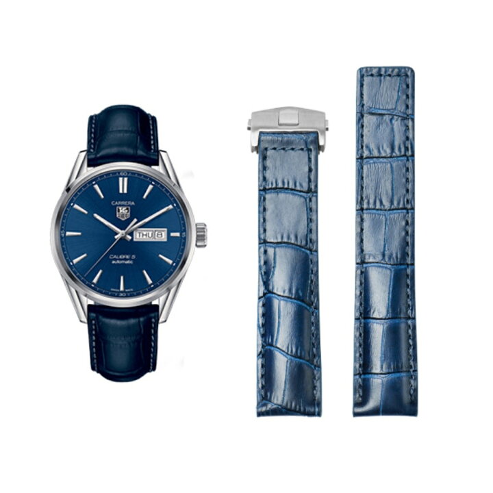 楽天市場】【 for TAG Heuer 】 Dバックル付き 本革製 クロコダイル型 
