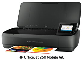 [OfficeJet]ビジネスプリンター複合機 250 Mobile AiO(4色(3色+BK)インクジェット/W-LAN/USB2.0/A4/プリンター/スキャナー/コピー/モバイル)