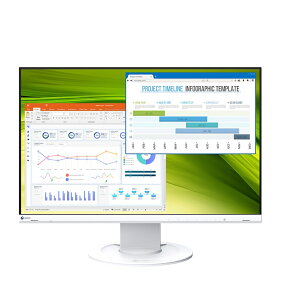 [FlexScan]22.5C`J[tj^[(1920x1200/DisplayPort(HDCP 1.3)AHDMI(HDCP1.4)AD Sub 15 s(~j)/zCg)[EV2360-WT]