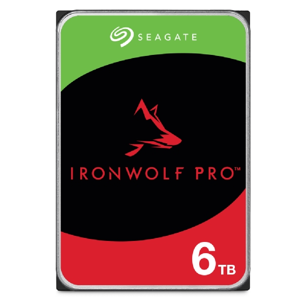 IronWolf Pro HDD 3.5inch SATA 6Gb/s 6TB 7200RPM 256MB 512E