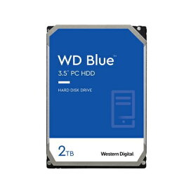 WD Blue 3.5インチ内蔵HDD 2TB SATA6Gb/s 7200rpm 256MB