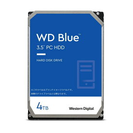 WD Blue 3.5インチ内蔵HDD 4TB SATA 6Gb/s 5400rpm 256MB