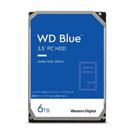 WD Blue 3.5インチ内蔵HDD 6TB SATA 6Gb/s 5400rpm 256MB