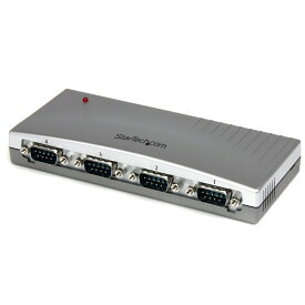 4ポート USB-RS232C変換ハブ USB2.0-シリアル (x 4) コンバータ/ 変換アダプタ USB A (オス)-D-Sub9ピン (オス)