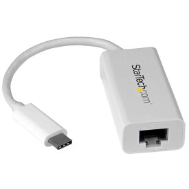USB有線LANアダプター/USB-C接続/USB 3.2 Gen1/10/100/1000Mbps/Thunderbolt 3互換/各種OS/ホワイト/ギガビットイーサネット/ノートパソコン用 RJ45 ネットワーク 変換 コンバーター