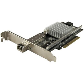 1ポート10ギガSFP+増設PCI Express対応LANカード 10GBase-SR規格対応NIC Intelチップ搭載 マルチモード対応光トランシーバモジュール付属