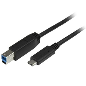 USB-C-USB-B �P�[�u�� 2m �I�X/�I�X USB 3.0(5Gbps)����