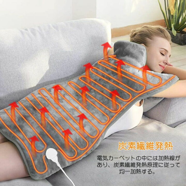 楽天市場】ホットカーペット 電気 ひざ掛け 肩掛け 敷き 着る毛布 電気 