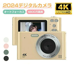 �f�W�^���J���� 4K �I�[�g�t�H�[�J�X �f�W�J�� 4800����f �R���p�N�g 2.4�C���`�X�N���[�� USB�[�d ��Ԃ�␳ �猟�o �A���B�e �^�C�}�[�B�e ���B�� ���� �B�e AF �v���[���g ���^ �R���p�N�g 