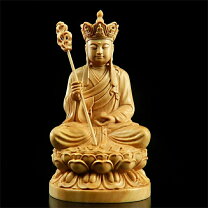 楽天市場】地蔵 菩薩の通販 木彫り仏像　柘植【子安地蔵菩薩（子育地蔵菩薩・水子地蔵菩薩）】　立5.0寸　総高27.8cm