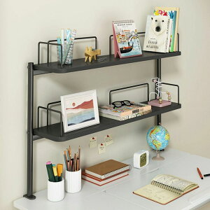 【期間限定ポイント10倍】卓上ラック クランプ式机上ラック 多機能 小物整理 卓上収納デスク デスク上収納ラック 卓上 棚 書架 机上本棚 丈夫 デスク上置棚 収納デスク上置棚 文具用品収納