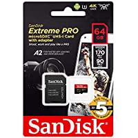 : SanDisk 即納 5年保証 microSDXC 64GB サンディスク 誕生日/お祝い 67％以上節約 Extreme PRO UHS-1 SDアダプター付 並行輸入品 4K V30 U3 HD アプリ最適化 A2対応 Ultra