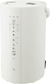 象印 加湿器 4.0L 木造8畳/プレハブ洋室13畳対応 スチーム式 蒸気式 フィルター不要 自動加湿3段階 入タイマー&切タイマー搭載 お手入れ簡単 ホワイト ZOJIRUSHI加湿器 大容量加湿器 お手入れ簡単加湿器 4リットル加湿器