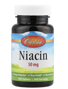 ���ԗD�ǃV���b�v��ܓX �J�[���\���A�i�C�A�V���A50mg�A300�� Carlson, Niacin,