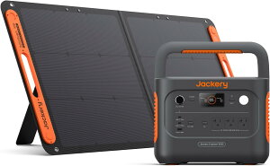 ���ԗD�ǃV���b�v��ܓXJackery (�W���N��) �|�[�^�u���d�� 1000 New 100W �\�[���[�p�l�� 1�� 2�_�Z�b�g 1070Wh �ƊE�g�b�v�̌y���ƃR���p�N�g�{�f�B 60���Ńt���[�d �����_�S ������ �o�b�e���[ ��