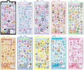 月間優良ショップ受賞店 シール 可愛い10枚セット 立体 ごほうびシール DIY用 キラキラな 女の子 デコシール女の子 携帯電話飾り用手帳用 日記帳用 貼り付け可能 手芸用品
