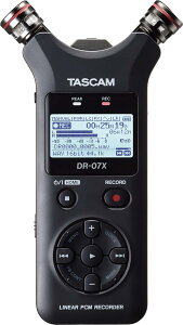 ���ԗD�ǃV���b�v��ܓX TASCAM �^�X�J�� DR-07X USB �I�[�f�B�I�C���^�[�t�F�[�X���� �X�e���I ���j�APCM���R�[�_�[ �n���f�B���R�[�_�[ USB�}�C�N Youtube ASMR 24bit 96kHz�n�C���]