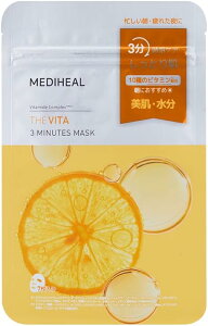 ���ԗD�ǃV���b�v��ܓX MEDIHEAL OFFICIAL(���f�B�q�[��) THE 3�~�j�b�c�}�X�N(�r�^) 7�� THE 3 Minutes Mask (Vita) 7P �c�� �ێ� �؍� �p�b�N �X�L���P�A �����Ƃ� (1SET)