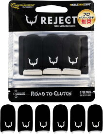 月間優良ショップ受賞店 指サックゲーム用 (6個入り) ブラック カーボンファイバー 【プロ選手基準】リジェクト 超薄 超高感度 ゆびさっく スマホ ゲーム 荒野行動 PUBG 音ゲー プロセカ 格ゲー スト6 第五人格 パッド アケコン レバーレス