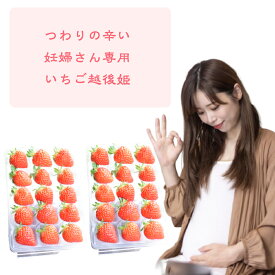 【日付指定可能】数日での発送可能！妊婦さんがパクパク食べられるパクパクパックいちご　越後姫30粒約340g入り 　お取り寄せ/自宅用/フルーツギフト/果物/詰め合わせ/農園直送/ストロベリー/大粒/甘い/帰歳暮/妊婦さん/葉酸/バレンタインいちご＊ゆりC15粒170g2p